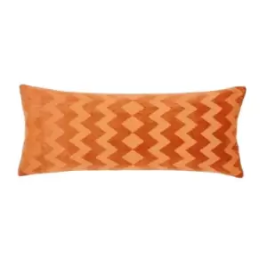 Image of Sanderson Fusang Tree Embroidered Cushion - Orange
