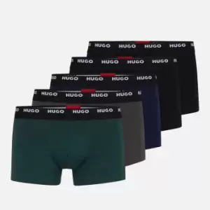 Image of HUGO Bodywear Mens 5 Pack Boxer Trunks - Open Multi - L