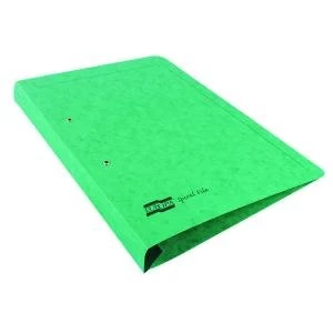 Image of Exacompta Europa Spiral Files A4 Green Pack of 25 3003
