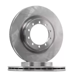 Image of RIDEX Brake disc RENAULT,RENAULT TRUCKS 82B1563 5010260604 Brake rotor,Brake discs,Brake rotors
