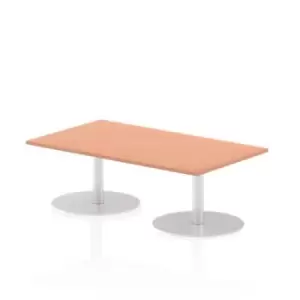 Image of Italia Poseur Table Rectangle 1400/800 Top 475 High Beech