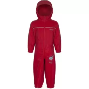 Image of Regatta Boys & Girls Puddle IV Waterproof All-in-One Suit 12-18 Months (80-86cm)