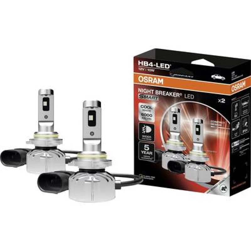 Image of Osram OSRAM 9006DWNBSM-2HB LED bulb NIGHT BREAKER LED SMART HB4 12 V 9006DWNBSM-2HB