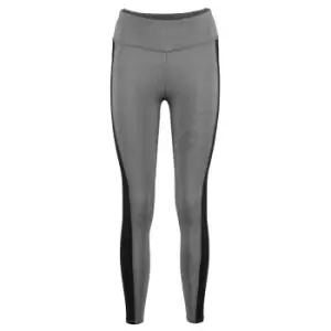 Image of Gamegear Womens/Ladies Contrast Leggings (10) (Grey Melange/Black)