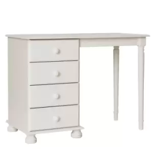 Image of Copenhagen Single Dressing Table In White