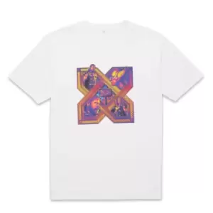 Image of Marvel Thor - Love and Thunder Characters X Oversized Heavyweight T-Shirt - White - S