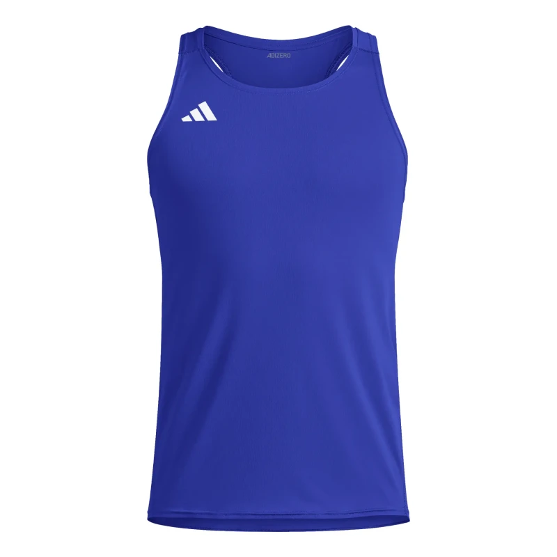 Image of adidas Adizero Essentials Running Tank Top Mens - Blue Blue L