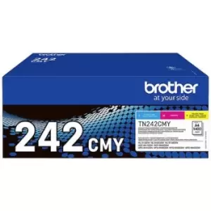 Image of Brother Toner cartridge TN-242CMY TN242CMY Original Cyan, Magenta, Yellow 1400 Sides