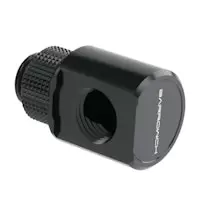 Image of Barrow 90 Degree Rotary Fitting - Black