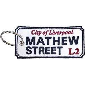 Image of Road Sign - Mathew Street, Liverpool Sign Keychain
