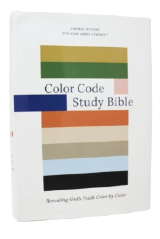 Image of Color Code Study Bible, Revealing God's Truth Color by Color (NKJV, Hardcover, Red Letter) Hardback