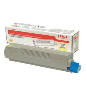 Image of OKI 46490605 Yellow Laser Toner Ink Cartridge