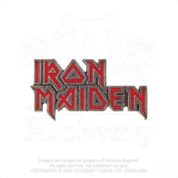 Image of Iron Maiden - Enamelled Logo Pin Badge