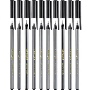 Image of Edding 55 Fineliner - Black (10 Pack)