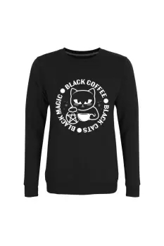 Image of Black Cats Black Magic Black Coffee Jumper