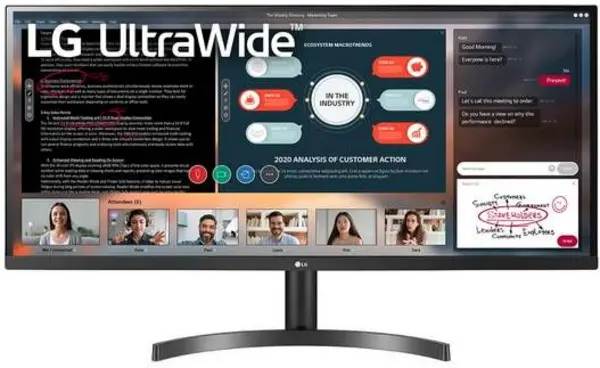 Image of LG UltraWide 34" 34WN750 Quad HD Curved IPS LED Monitor