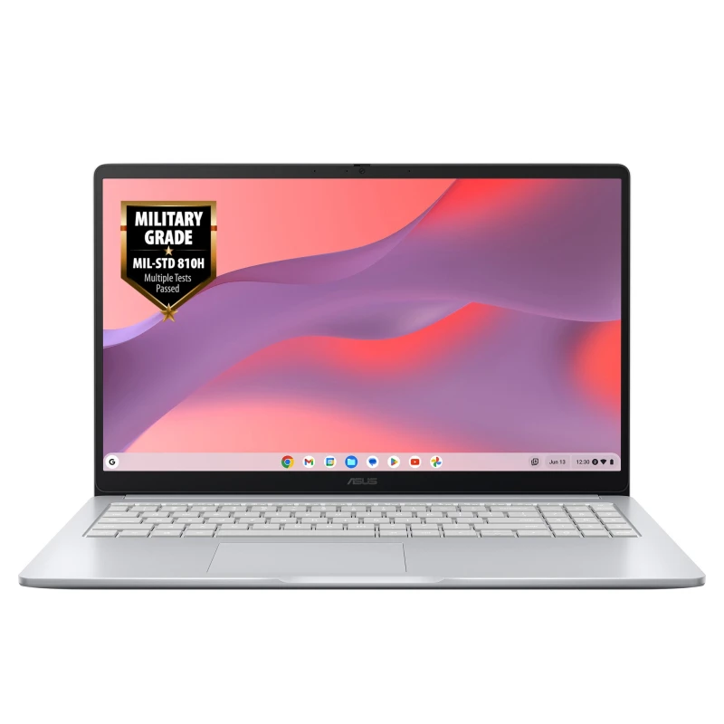 Image of ASUS 15.6" CX15 Intel Celeron N, 4GB RAM, 64GB, eMMC, Full HD, Chromebook - Grey