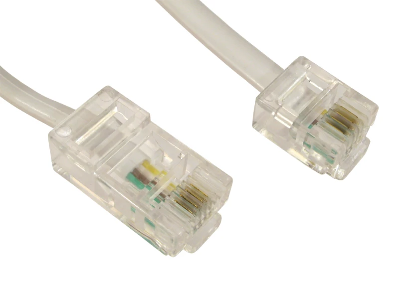Image of 15m RJ45 - RJ11 Cable (White)