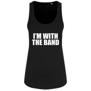 Image of Grindstore Womens/Ladies Im With The Band Vest Top (L) (Black)
