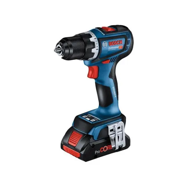 Image of Bosch GSR 18V-90 C 18v Cordless Brushless Drill Driver 06019K6071 Batteries: 2 x 4ah Li-ion
