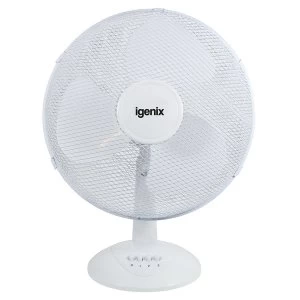 Image of Igenix DF1610 16-Inch Desk Fan - White