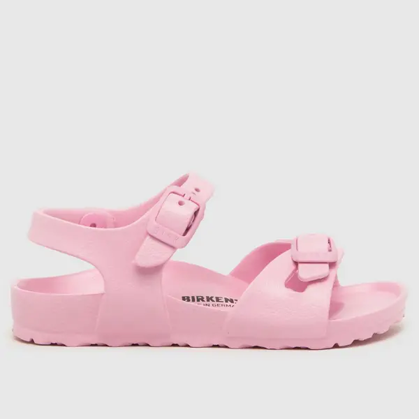 Image of BIRKENSTOCK pale pink rio eva Girls Toddler sandals Pale Pink UK 8 (EU 25)