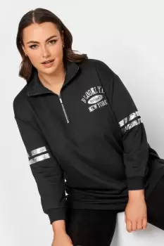 Image of Varsity Half Zip Sweatshirt