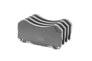 Image of RIDEX Brake pad set 402B0583 Brake pads,Brake pad set, disc brake AUDI,MERCEDES-BENZ,A6 Avant (4F5, C6),A6 Avant (4G5, 4GD, C7),A6 Limousine (4F2, C6)