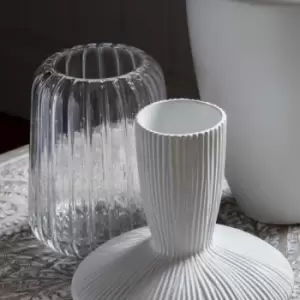 Image of Gallery Interiors Ahvio Lustre Clear Vase