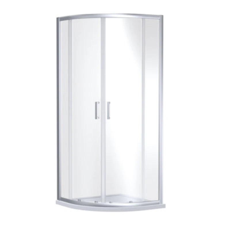 Image of nuie Rene 1900x800x800mm Quandrant Shower Enclosure - Chrome, Silver SMQU8-E6