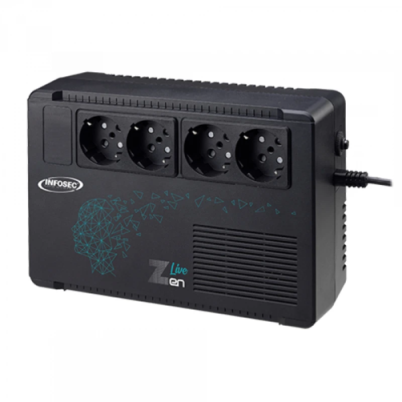 Image of Infosec Zen Live 650 uninterruptible power supply (UPS) Line-Interacti