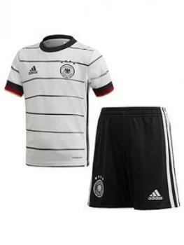 Image of Adidas Infant Home Germany 2020 Euro Mini Replica Kit - White/Black