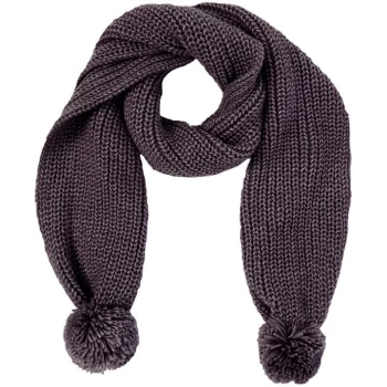 Image of Maison De Nimes Shimmer yarn pom scarf - Lilac