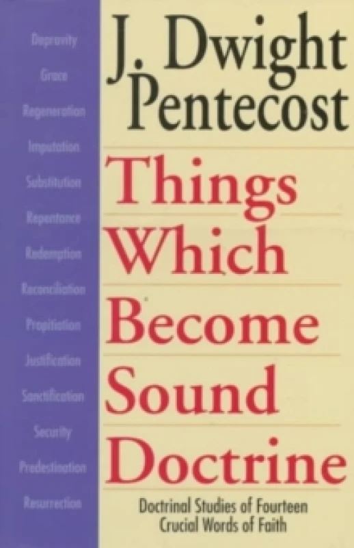 Image of Things Which Become Sound Doctrine. Book. By J Dwight Pentecost Books