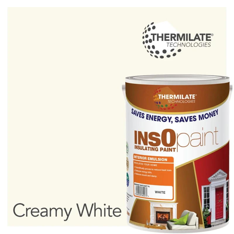 Image of THERMILATE TECHNOLOGIES Interior Emulsion Paint - 5L in Creamy White Creamy White Unisex 5L