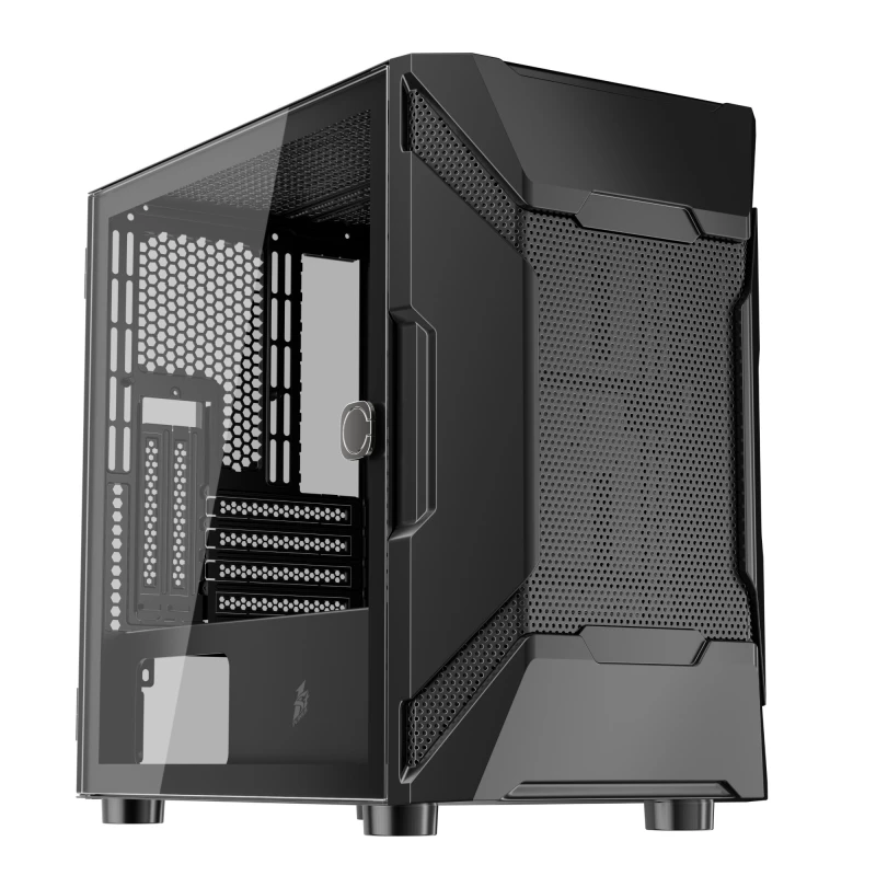 Image of 1stPlayer 1st Player DK D3-A Black Micro ATX Case with RGB Fans