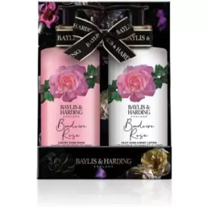 Image of Baylis & Harding Boudoire Rose 2 Bottle Set 2x300ml
