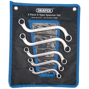 Image of Draper S Type (Obstruction) Ring Spanner Set (4 Piece)