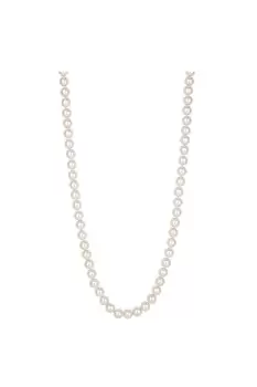 Image of Gold Plate Cream Pearl Necklace