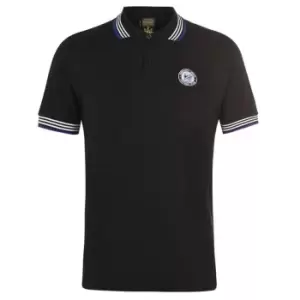 Image of Score Draw Newcastle United '74 Polo Shirt Mens - Black