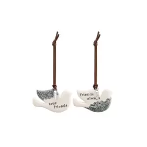 Image of Friends One to Keep, One to Share Ornament Set