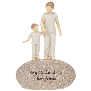 Image of Dad Rocks Dad & Son Ornament