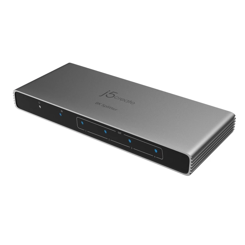 Image of j5 create j5create JDSH814 8K HDMI 2.1 4-Way Splitter JDSH814-N