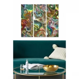 Image of MDF2069198 Multicolor Decorative MDF Painting (3 Pieces)