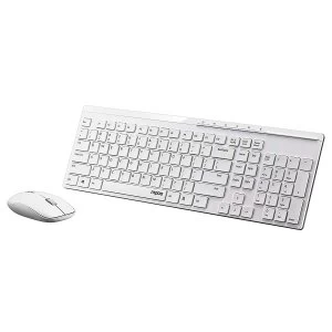 Image of Rapoo X8100 2.4 GHz Wireless Desktop Combo Set - White