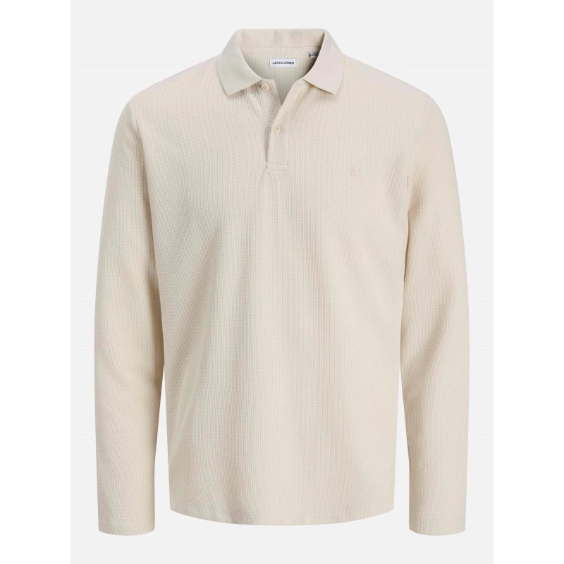 Image of Jack and Jones Austin Longsleeved Polo Mens Moonbeam male L