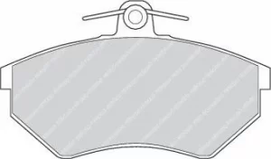 Image of Ferodo FDB775 Brake Pad Set Front Axle Premier Car