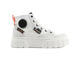 Image of Palladium Boots Womens PALLATOWER HI STAR WHITE