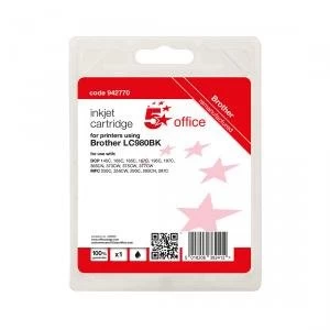 Image of 5 Star Office Supplies Inkjet Cartridge Page Life Black 300pp Brother