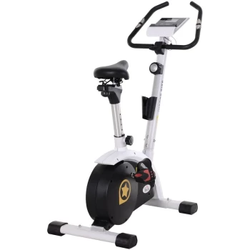 Image of Homcom - Stationary Exercise Bike Adjustable w/ LCD Monitor Phone Holder